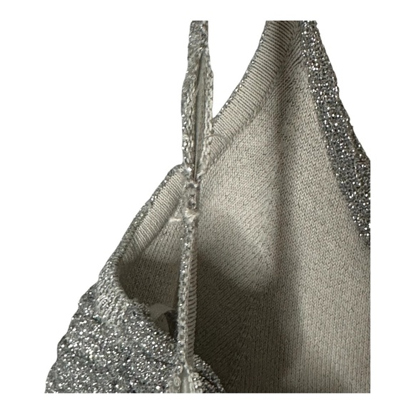 A.L.C. Aria Pleated Metallic Mini Dress. Sz: Small - Picture 10 of 10